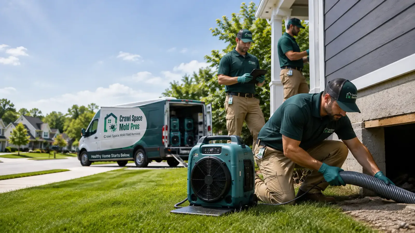 Crawl Space Mold Removal in Sebewaing, MI
